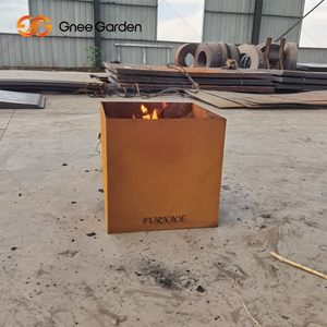 Quemador de hoguera de acero Corten portátil con póker para acampar en familia, Fiesta en el jardín, calefacción al aire libre - Product Image 4