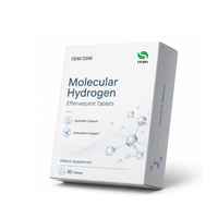 Compléments alimentaires à base d'hydrogène moléculaire H2, favorisant la santé globale, non-OGM, sans gluten, sans soja, comprimés d'hydrogène