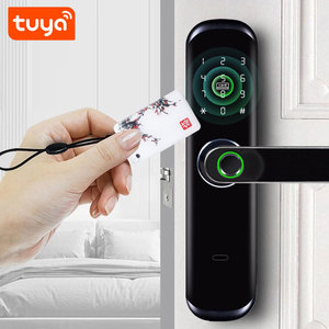 Hot người bán dấu vân tay, chìa khóa, thẻ ID, mật khẩu, ứng dụng mở khóa điều khiển từ xa tuya Wifi kỹ thuật số điện tử thông minh Cửa Khóa PST-HR01 - Product Image 5