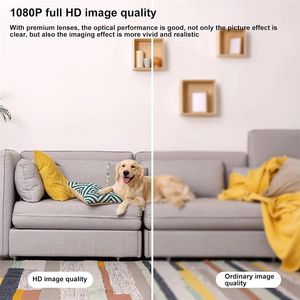 กล้องวงจรปิดภายในบ้าน ความละเอียด 1080P HD WiFi IP65 กันน้ำ กล้องอัจฉริยะ <span class=keywords><strong>เสียง</strong></span> 2 ทาง มองเห็นในเวลากลางคืน ตรวจจับความเคลื่อนไหว บันทึกข้อมูลบนคลาวด์ - Product Image 3