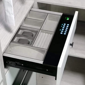 Z480-B लक्जरी इंटीरियर सफारी फर्नीचर आभूषण पासवर्ड गोड्रेज होम सुरक्षित लॉकर बायोमेट्रिक ड्रॉअर सुरक्षित - Product Image 5