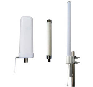 Montage mural omnidirectionnel <span class=keywords><strong>fibre</strong></span> <span class=keywords><strong>de</strong></span> <span class=keywords><strong>verre</strong></span> 10dBi 2.4G 5.8G double antenne WiFi longue portée 50km pour réseau sans fil - Product Image 1