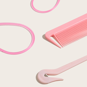 Set de Peinado Wanmei para Mujer, Color Rosa, Peine para Recoger el Cabello, Pasador Grande para Peinar, Peine <span class=keywords><strong>Peque</strong></span>ño para Peinar - Product Image 3