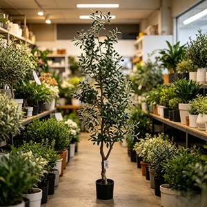 Knock Down Faux Olive Tree Artificial Potted Plant <b>Flat</b> <b>Pack</b> Simulated Olive DIY Assembly For Home Garden Décor - Product Image 6