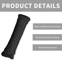 Cordon de parachute 550 Paracord 100 pieds 7 brins 4 mm en nylon réfléchissant haute visibilité pour ligne de tirage de tente et équipement de survie extérieur