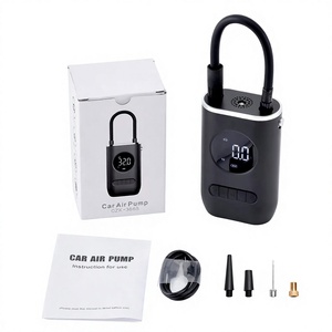 Compresseur d'air numérique portable sans fil 7,4 V 70 W 150 PSI avec 3 embouts - Product Image 1