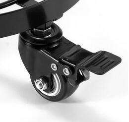 Soporte para maceta de uso de suelo de jardín de planta redonda de Metal resistente fácil de mover soporte para maceta de hierro <span class=keywords><strong>con</strong></span> diseño de carrito - Product Image 5