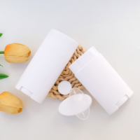 Contenant de déodorant en stick torsadable en plastique personnalisé de 75 g, emballage de stick solaire pour les soins corporels et les cosmétiques