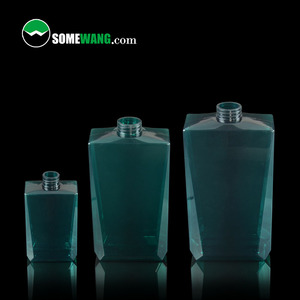 Botella vacia rellenable cuadrada de pe plastico 240ml 740ml 1000ml  para shampoo líquido locion gel de ducha - Product Image 1