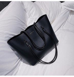 2025 élégant concepteur PU grande capacité femmes sac à bandoulière décontracté Messenger fourre-tout avec fermeture à glissière poignée supérieure sac à main dames - Product Image 3