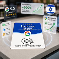 Support de carte de visite Google NFC en acrylique étanche pour restaurants, cafés, bars, hôtels, salons – Vente en gros à prix dégressif