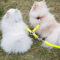 Laisse pour chien anti-emmêlement en caoutchouc TPU imperméable Happy Light pour plusieurs chiens