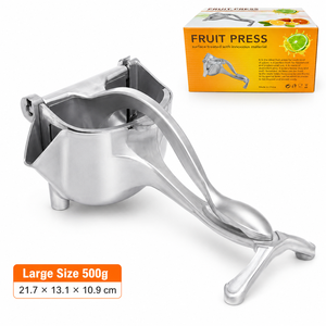 Exprimidor <span class=keywords><strong>Manual</strong></span> de Cítricos de Aleación de Aluminio, Grande, 500g, para Limón, Naranja, Pomelo, para Cocina, Restaurante, Personalizado, OEM, Venta al Por Mayor - Product Image 1