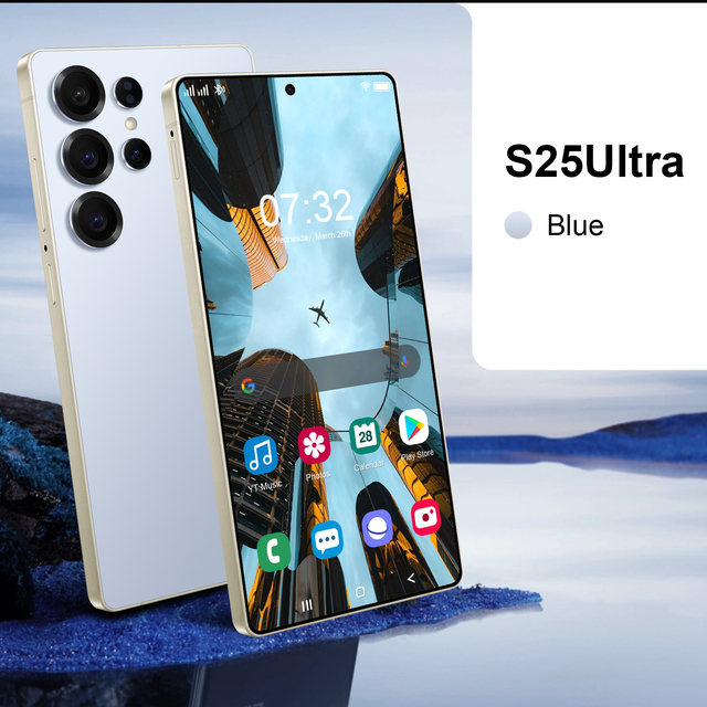 S25 ultra Android 5G Smartphone New 5G Wholesale 7.3Inch Display 16GB RAM 1TB ROM Deca Core CPU
