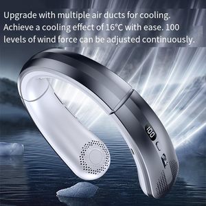 Aire Acondicionado Portátil para Colgar en el Cuello, Refrigerador Semiconductor Eléctrico de 5000 mAh, Ventilador de Cuello Refrescante - Product Image 3