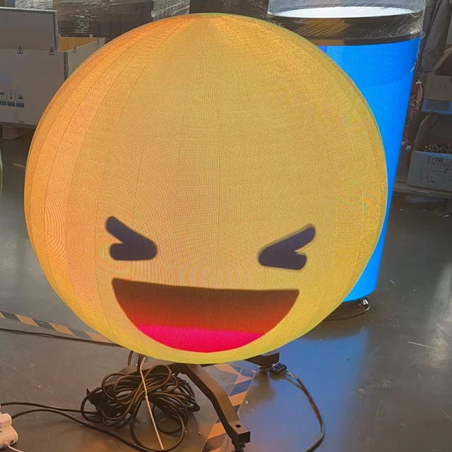 Creative Advertising Screen Round LED Video Wall 360° Custom Spherical LED Display for Atrium Landmark Visual Installation