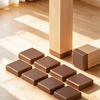 Couvre-chaise Longshun, coussinets en silicone, accessoires de meubles, protecteur de pieds de meuble, auto-adhésif, antidérapant, absorption des chocs, sol en bois