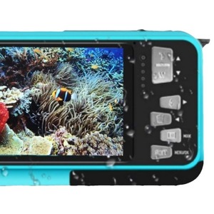 กล้องดิจิตอลกันน้ำ XHX 4K 48MP ออโต้โฟกัส จอแสดงผลคู่ สำหรับถ่ายภาพเซลฟี่ใต้น้ำ - Product Image 5