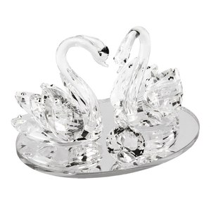 Cigni di Vetro: Eleganti Decorazioni in Cristallo (Scatola Non Inclusa) - Product Image 1