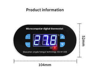Termostato inteligente con pantalla <span class=keywords><strong>Digital</strong></span>, interruptor de incubación, placa controladora de temperatura <span class=keywords><strong>Digital</strong></span> ajustable, 2 unidades - Product Image 3