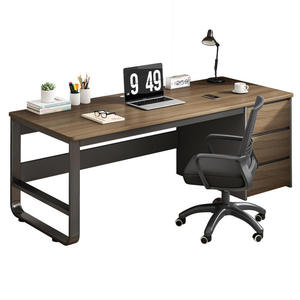 Modern Student <b>Study</b> <b>Desk</b> Home Office Writing Table Rounded Corners Large Storage Drawers Eco Friendly Bedroom Workstation - Product Image 2