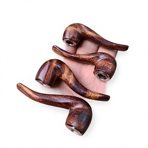Pipa de Fumar de Madera de Estilo Clásico Hecha a Mano por Artesanos - Reutilizable, Ecológica y Duradera - Product Image 1