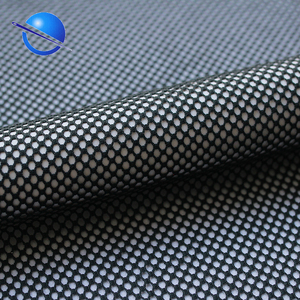 <span class=keywords><strong>Polyester</strong></span> <span class=keywords><strong>Spandex</strong></span> lục giác lưới vải cho Girls 'đồ bơi thể thao đồ lót Tricot dệt kim loại" - Product Image 3