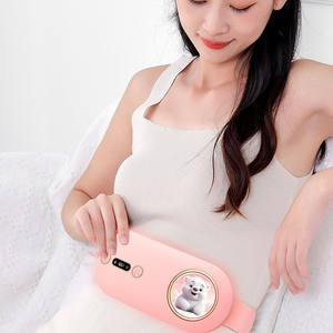 Hochwertiger Menstruation massage gürtel 9 Vibrations stufen Smart Comfort Convenience Heizkissen für taillen freie Einstell zeit - Product Image 4