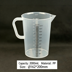 Tasse à mesurer graduée de qualité commerciale, <span class=keywords><strong>pichet</strong></span> à mesurer les liquides sans BPA, carafe à mesurer à double échelle, plusieurs tailles 300-5000 ml, outil de cuisine - Product Image 3