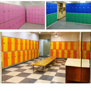 Durable Abs Waterproof Storage Locker For School Employee Lockers School Locker Vinger Afdruk