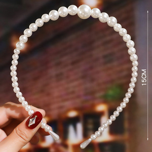 Cerchietto con Perle Annodate, Accessorio <span class=keywords><strong>per</strong></span> <span class=keywords><strong>Capelli</strong></span> da <span class=keywords><strong>Sposa</strong></span>, <span class=keywords><strong>Accessori</strong></span> <span class=keywords><strong>per</strong></span> <span class=keywords><strong>Capelli</strong></span> da Donna - Product Image 5