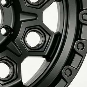 Velg Alloy Off Road 4X4 Matte Black Beadlock 17x9.0J ET-12 PCD6x139.7 Cocok untuk <span class=keywords><strong>Toyota</strong></span> <span class=keywords><strong>Hilux</strong></span> Tacoma Ford F150 Pickup - Product Image 3