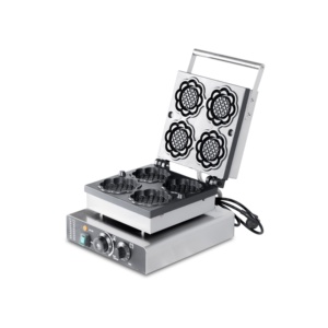<span class=keywords><strong>Gaufrier</strong></span> de boulangerie électrique avec moules en forme de tournesol 4 pièces TTS-2204 - Product Image 1