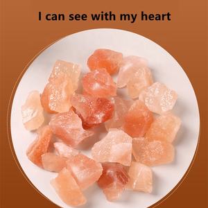 Pietre di Sale Arancione Naturale Cristalli per Aromaterapia Decorazione Pietra di Cristallo <span class=keywords><strong>Halite</strong></span> Sale Rosa dell'Himalaya per Guarigione - Product Image 6