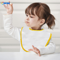 Bavoirs 100% en polyester pour bébés, impression personnalisée