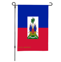 Drapeau de jardin Haïtien, décoration patriotique pour la cour, résistant aux intempéries, imperméable, pour pelouse, jardin, patio, véranda, toutes saisons