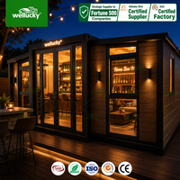 Maison conteneur extensible WELLUCKY avec certifications CE et CPR pour l'hébergement familial en Romaine, maison conteneur modulaire