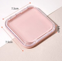 Nouveau Type boîte en plastique renforcée Portable acrylique fausse presse sur boîte d'emballage d'ongles outils à ongles