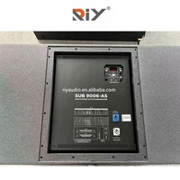 Système de sonorisation actif SUB 9006AS professionnel à double caisson de basses de 18 pouces, haut-parleurs de basses haute puissance pour les spectacles sur scène