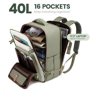Sac à dos de voyage LOVEVOOK 40L pour femmes et hommes, approuvé par les compagnies aériennes, sac à dos de randonnée et de camping pour les voyages en plein air - Product Image 5
