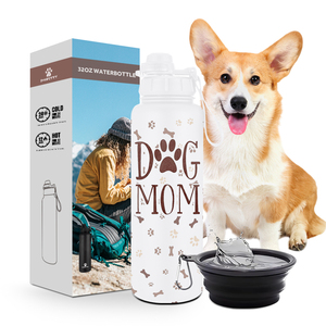 32oz cane mamma isolamento sottovuoto fiaschetta in <span class=keywords><strong>acciaio</strong></span> <span class=keywords><strong>inox</strong></span> a doppia parete bottiglie di acqua - Product Image 1