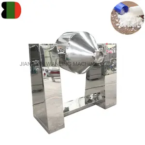 WJT stainless steel rotary double cone drink powder coffee bean mixer blender mixing blending machine