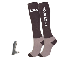 Chaussettes de cyclisme respirantes de haute qualité avec logo personnalisé, absorbant la transpiration, pour jeunes, styles automne, tricotées