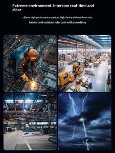 Nouveau Talkie-Walkie V75G Modèle 2026 – Portée 5000 km, Portable, Spécial Chantier Extérieur, Réseau Public 4G POC Newmine - Product Image 4