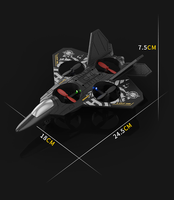 2.4G 360 °   Avion télécommandé RC Aerodone : Jouet planeur de combat circulaire en mousse étanche