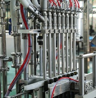 Machine de remplissage automatique 3-en-1 pour bouteilles en verre, ligne de rinçage, remplissage et bouchage haute vitesse pour vin rouge, jus de raisin et boissons