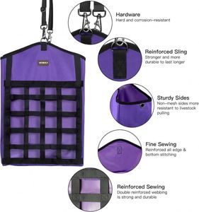 Free sample Wholesale Heavy Duty Feeder Tote <b>Bags</b> Horse Feeding <b>Bag</b> Large Slow Feed Horse <b>Hay</b> <b>Bags</b> - Product Image 4