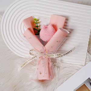 Mini ramo <span class=keywords><strong>de</strong></span> <span class=keywords><strong>ganchillo</strong></span> ramo <span class=keywords><strong>de</strong></span> tulipán <span class=keywords><strong>de</strong></span> punto flores hechas a mano regalo del Día <span class=keywords><strong>de</strong></span> San Valentín decoración del hogar regalo del Día <span class=keywords><strong>de</strong></span> la madre - Product Image 4