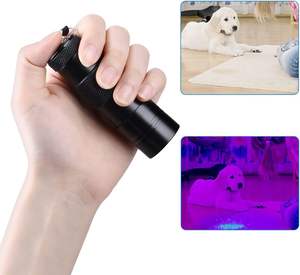 Mini 395nm Black Portable Ultraviolet Light 9 LED UV Flashlight for Pet Urine Stains for <strong>Scorpion</strong> Searching Pet Urine Detection - Product Image 6