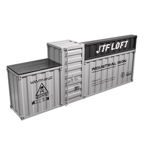 Jotefang, Mostrador de barra de Metal de estilo Industrial personalizado, muebles de recepción para tienda de té de la leche/Cafetería Restaurante hecho a mano - Product Image 6